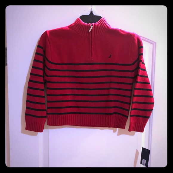 Nautica Boys Half-Zip Knit Sweater - Picture 1 of 2